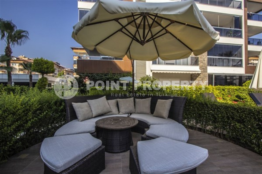 Stylish three-room apartment, 120m², in a premium residence in Alanya - Oba-id-1709-photo-25