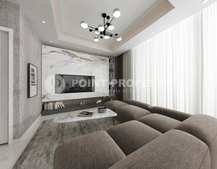 Apartments in a new investment project with magnificent views of the mountains and sea, just 500 m from the famous Cleopatra Beach-id-1104-photo-9