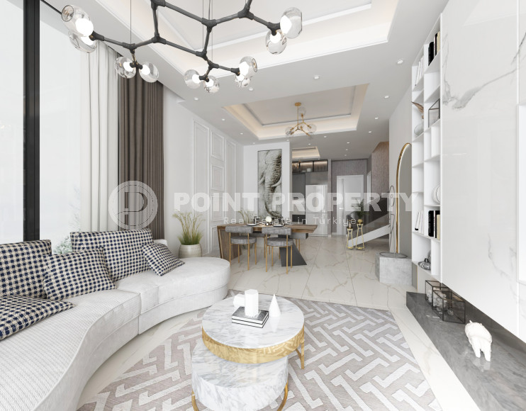 Apartments in a new investment project with magnificent views of the mountains and sea, just 500 m from the famous Cleopatra Beach-id-1104-photo-12