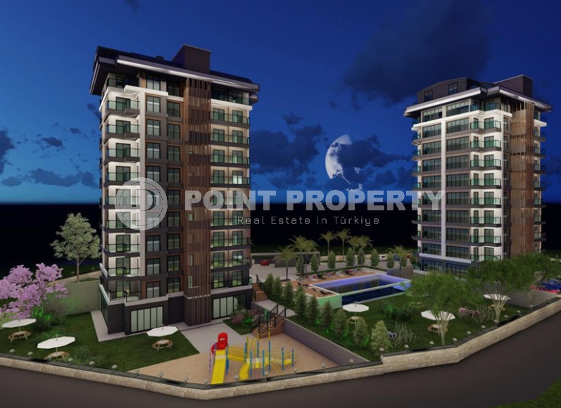 Apartments in a residential complex with a large territory and developed infrastructure. Avsallar district, spacious apartments 2+1 and 3+1, with an area of 84 - 140 m2.-id-1105-photo-2