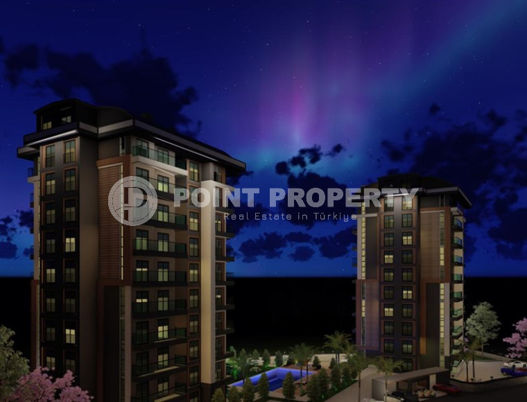 Apartments in a residential complex with a large territory and developed infrastructure. Avsallar district, spacious apartments 2+1 and 3+1, with an area of 84 - 140 m2.-id-1105-photo-3