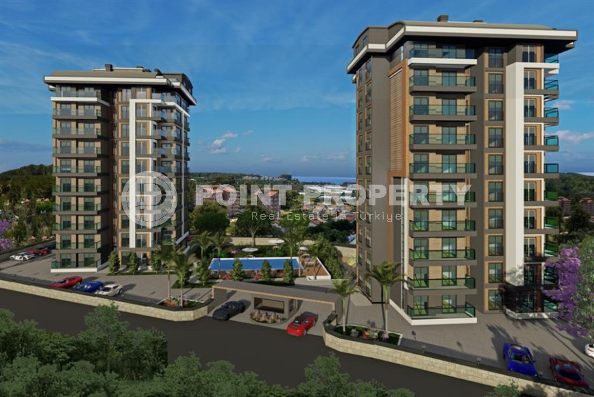Apartments in a residential complex with a large territory and developed infrastructure. Avsallar district, spacious apartments 2+1 and 3+1, with an area of 84 - 140 m2.-id-1105-photo-6