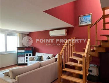 Просторная вилла-таунхаус 3+1 с панорамой на море и крепость в Каргыджаке, 150 м2.-id-1716-фото-4