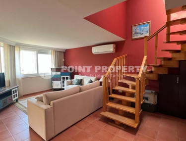 Просторная вилла-таунхаус 3+1 с панорамой на море и крепость в Каргыджаке, 150 м2.-id-1716-фото-5