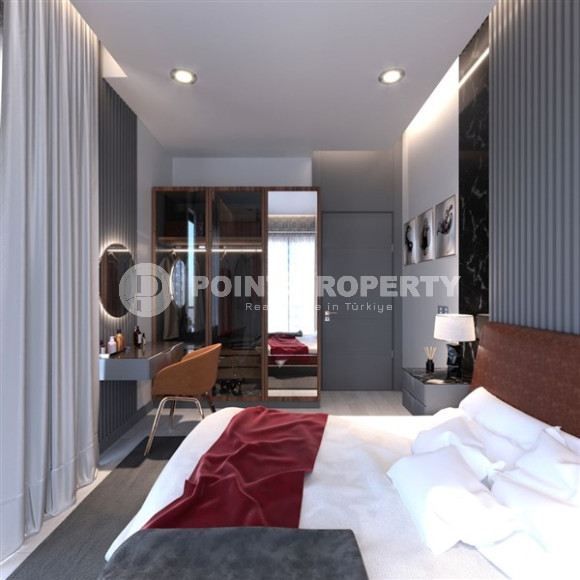 Apartments in a residential complex with a large territory and developed infrastructure. Avsallar district, spacious apartments 2+1 and 3+1, with an area of 84 - 140 m2.-id-1105-photo-10