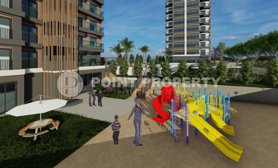 Apartments in a residential complex with a large territory and developed infrastructure. Avsallar district, spacious apartments 2+1 and 3+1, with an area of 84 - 140 m2.-id-1105-photo-11