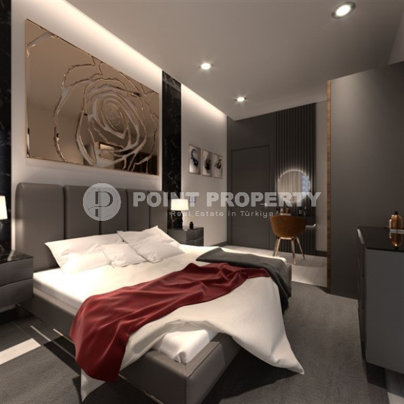 Apartments in a residential complex with a large territory and developed infrastructure. Avsallar district, spacious apartments 2+1 and 3+1, with an area of 84 - 140 m2.-id-1105-photo-13