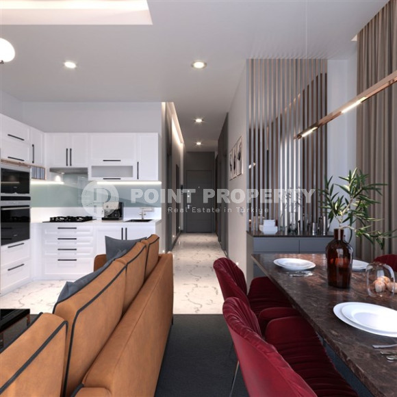 Apartments in a residential complex with a large territory and developed infrastructure. Avsallar district, spacious apartments 2+1 and 3+1, with an area of 84 - 140 m2.-id-1105-photo-17