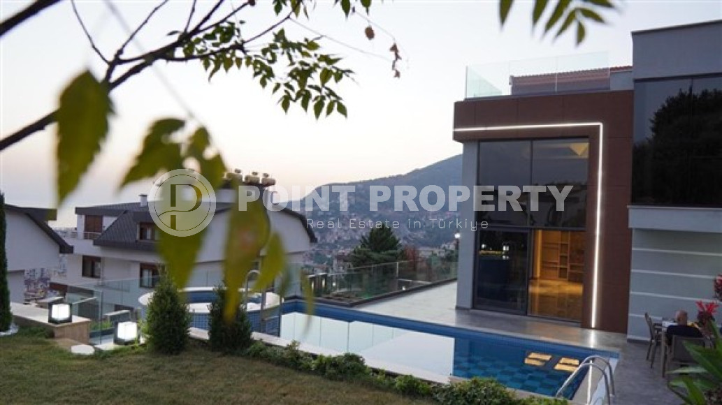 Современная вилла 5+2, 550м² с собственной инфраструктурой в элитном горном районе Алании Бекташ-id-1722-фото-5