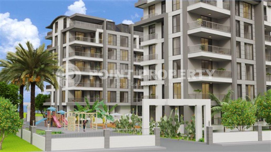 Apartments of different layouts in a residence under construction in the Alanya area - Gazipasa-id-1727-photo-1