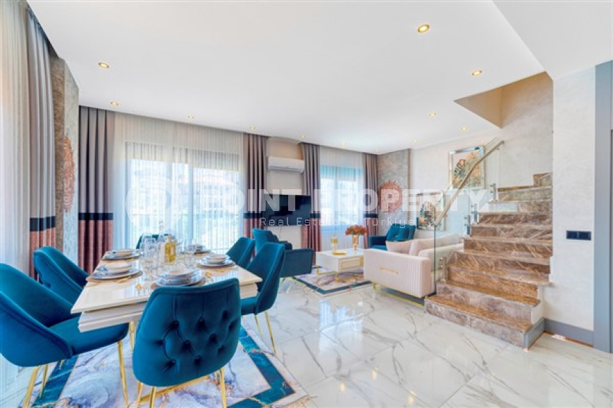 Элегантный пентхаус с двумя спальнями, 100м², в новой резиденции с инфраструктурой в районе Оба, Алания-id-1728-фото-8