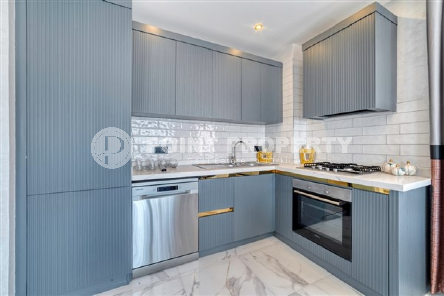 Элегантный пентхаус с двумя спальнями, 100м², в новой резиденции с инфраструктурой в районе Оба, Алания-id-1728-фото-9