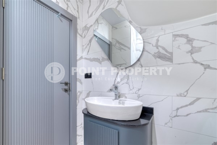 Элегантный пентхаус с двумя спальнями, 100м², в новой резиденции с инфраструктурой в районе Оба, Алания-id-1728-фото-13