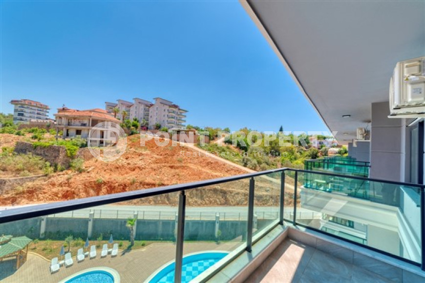 Элегантный пентхаус с двумя спальнями, 100м², в новой резиденции с инфраструктурой в районе Оба, Алания-id-1728-фото-15