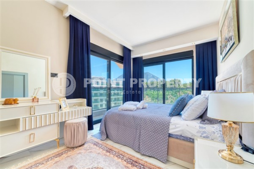 Элегантный пентхаус с двумя спальнями, 100м², в новой резиденции с инфраструктурой в районе Оба, Алания-id-1728-фото-19