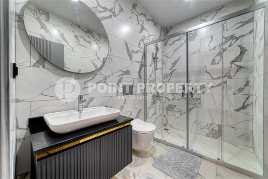 Элегантный пентхаус с двумя спальнями, 100м², в новой резиденции с инфраструктурой в районе Оба, Алания-id-1728-фото-24