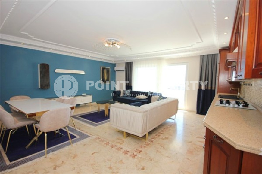 Большая трехкомнатная квартира, 115м², с отличными видами в районе Махмутлар, Алания-id-1729-фото-3