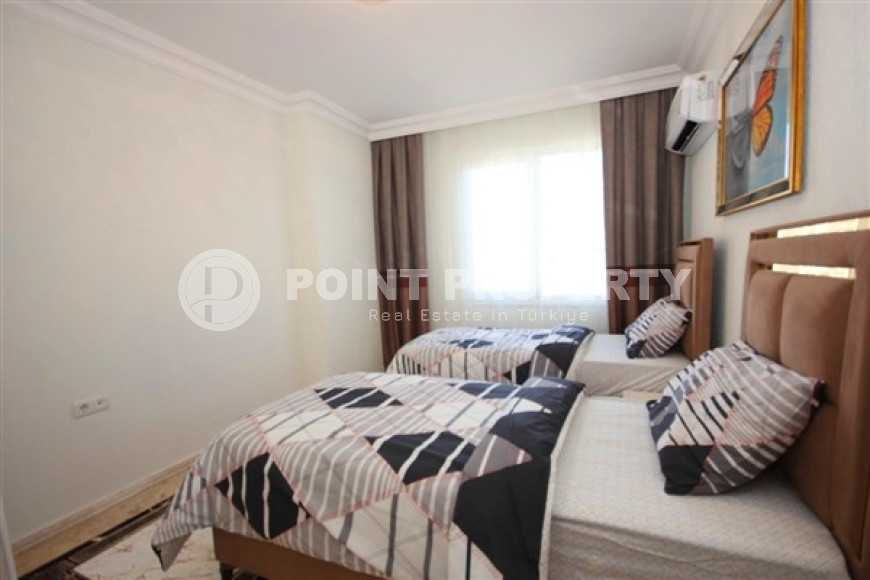 Большая трехкомнатная квартира, 115м², с отличными видами в районе Махмутлар, Алания-id-1729-фото-12