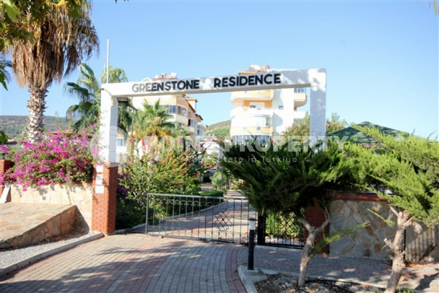 Трехкомнатная видовая квартира, 115м², с новой мебелью, в 50м от моря в районе Алании Демирташ-id-1732-фото-29