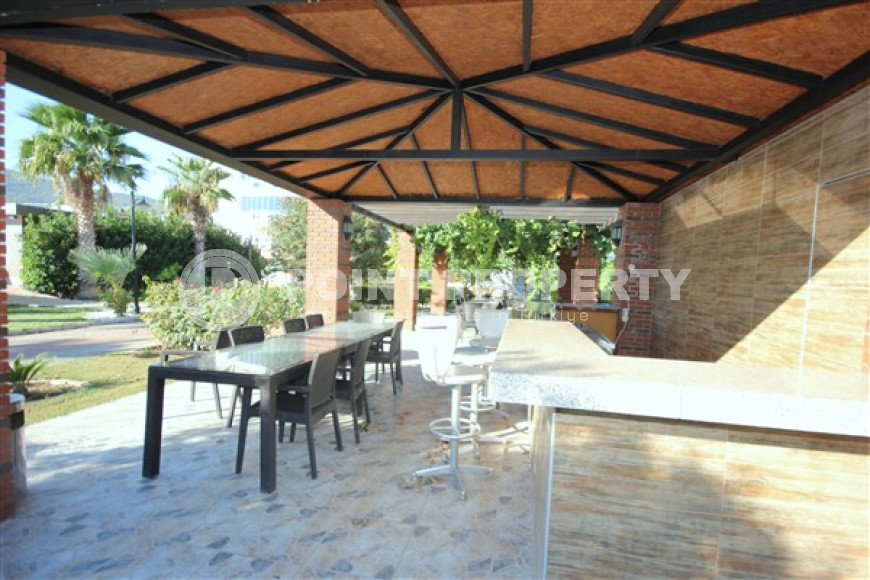 Трехкомнатная видовая квартира, 115м², с новой мебелью, в 50м от моря в районе Алании Демирташ-id-1732-фото-31