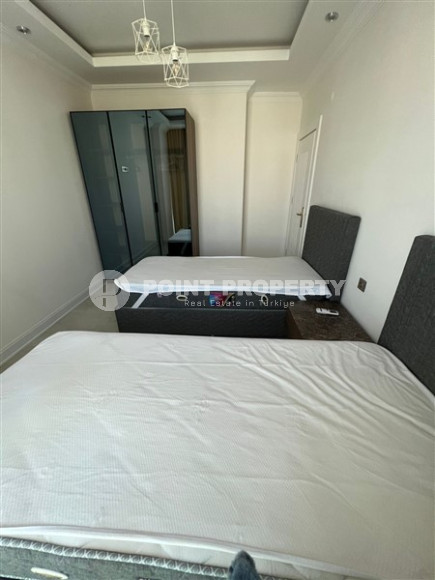 Новая квартира с двумя спальнями, 110м², на высоком этаже с видом на море в Махмутларе, Алания-id-1737-фото-11