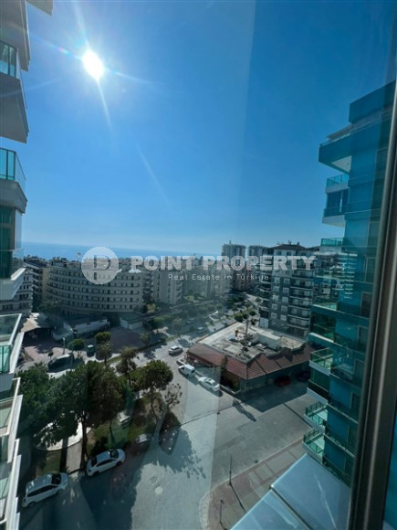 Новая квартира с двумя спальнями, 110м², на высоком этаже с видом на море в Махмутларе, Алания-id-1737-фото-16