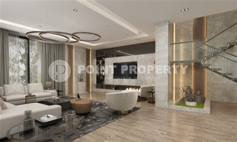 Новая вилла с пятью спальнями, 300м², с личным бассейном в элитном горном районе Алании Тепе-id-1741-фото-13