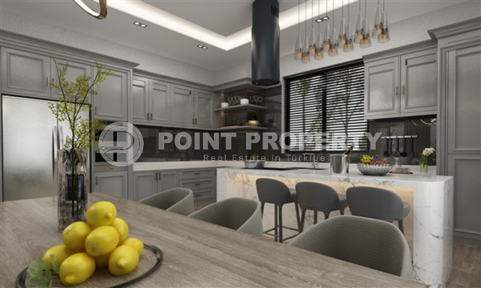 Новая вилла с пятью спальнями, 300м², с личным бассейном в элитном горном районе Алании Тепе-id-1741-фото-17