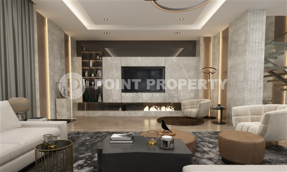 Новая вилла с пятью спальнями, 300м², с личным бассейном в элитном горном районе Алании Тепе-id-1741-фото-19