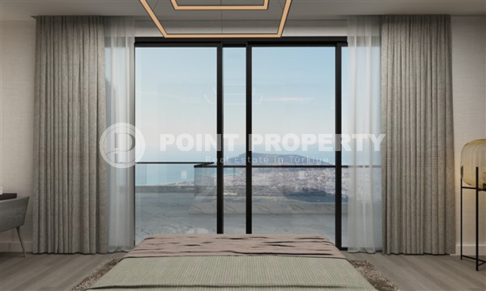 Новая вилла с пятью спальнями, 300м², с личным бассейном в элитном горном районе Алании Тепе-id-1741-фото-20