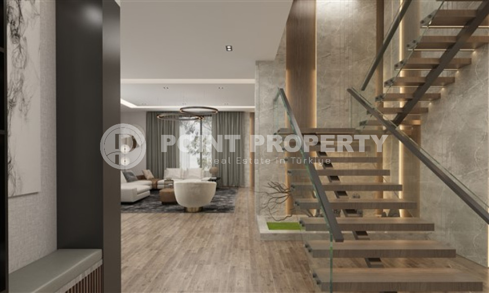 Новая вилла с пятью спальнями, 300м², с личным бассейном в элитном горном районе Алании Тепе-id-1741-фото-22