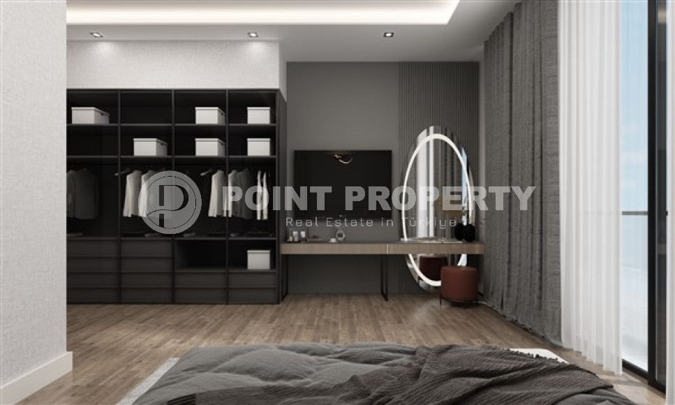 Новая вилла с пятью спальнями, 300м², с личным бассейном в элитном горном районе Алании Тепе-id-1741-фото-23