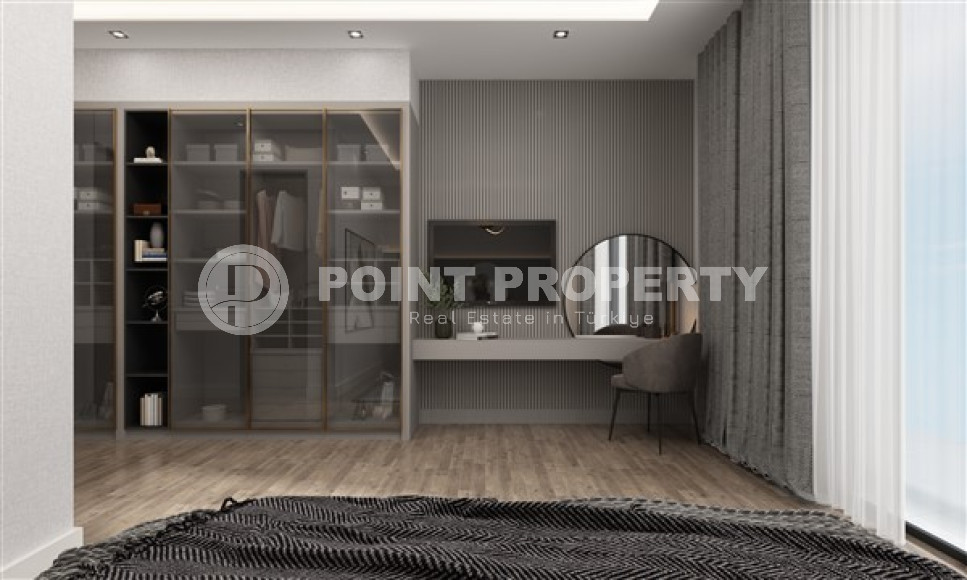 Новая вилла с пятью спальнями, 300м², с личным бассейном в элитном горном районе Алании Тепе-id-1741-фото-25