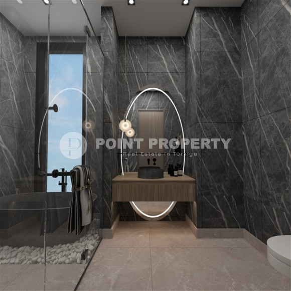 Новая вилла с пятью спальнями, 300м², с личным бассейном в элитном горном районе Алании Тепе-id-1741-фото-29