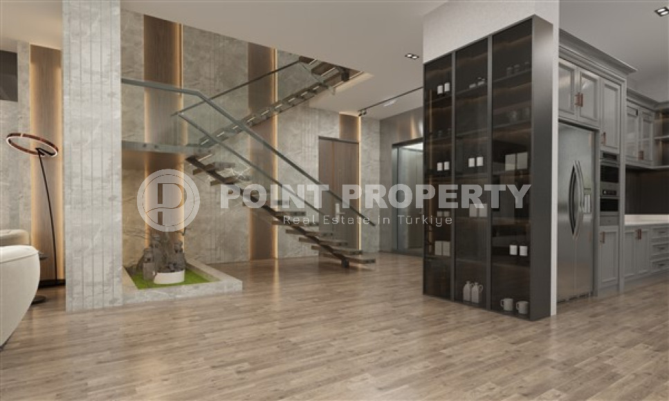 Новая вилла с пятью спальнями, 300м², с личным бассейном в элитном горном районе Алании Тепе-id-1741-фото-31