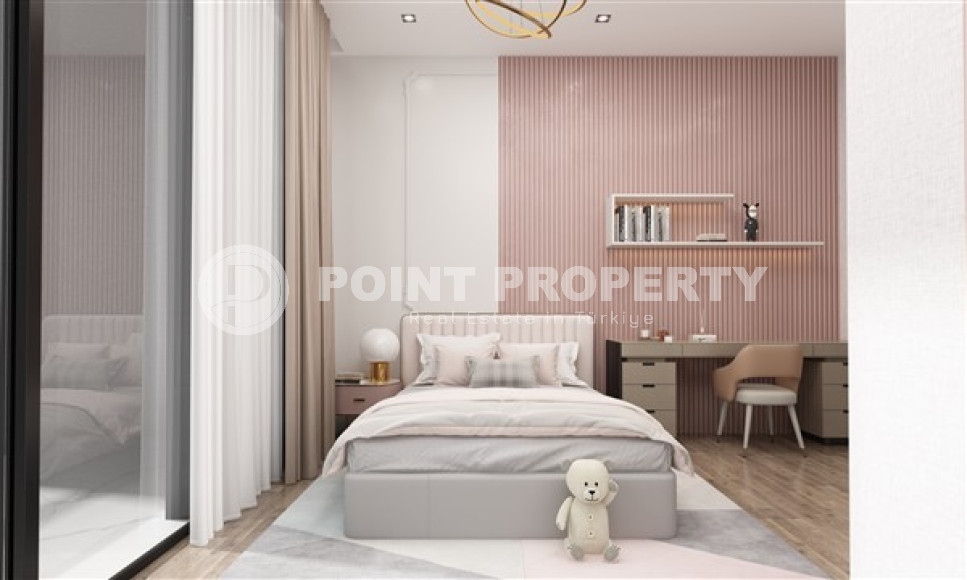 Новая вилла с пятью спальнями, 300м², с личным бассейном в элитном горном районе Алании Тепе-id-1741-фото-34