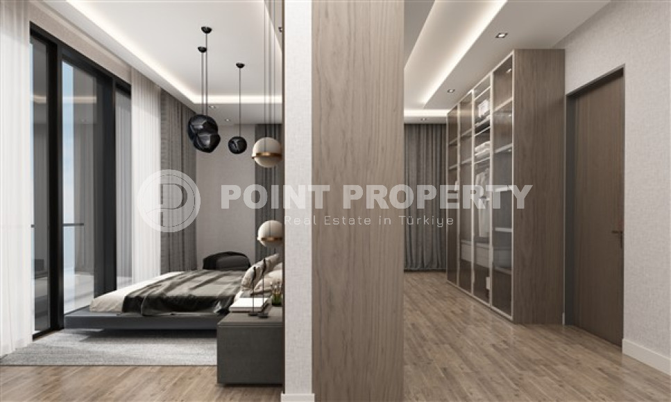 Новая вилла с пятью спальнями, 300м², с личным бассейном в элитном горном районе Алании Тепе-id-1741-фото-38