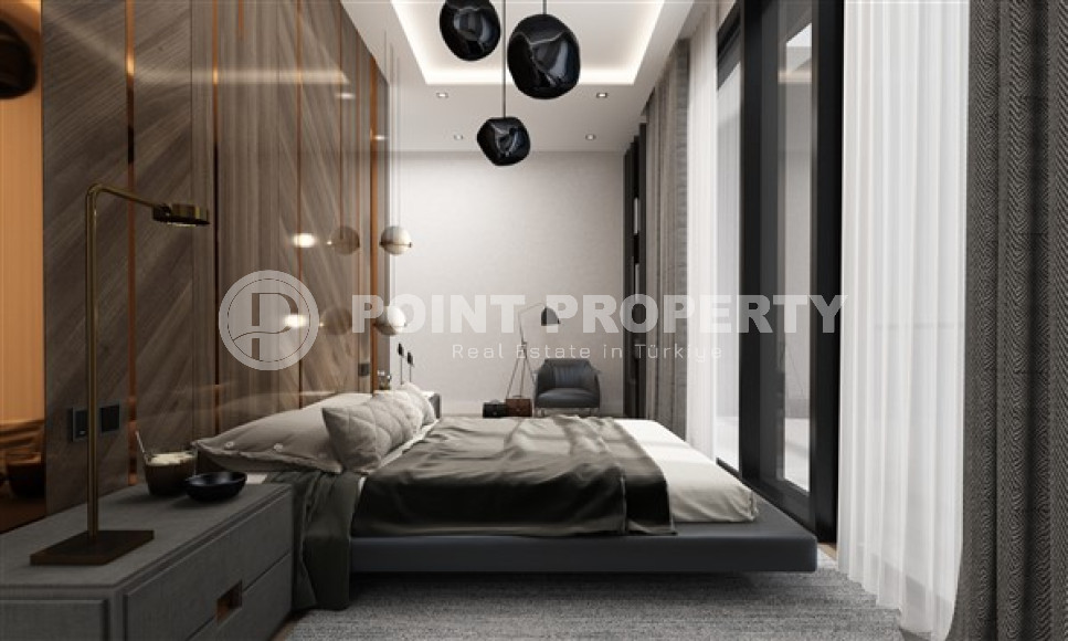 Новая вилла с пятью спальнями, 300м², с личным бассейном в элитном горном районе Алании Тепе-id-1741-фото-39