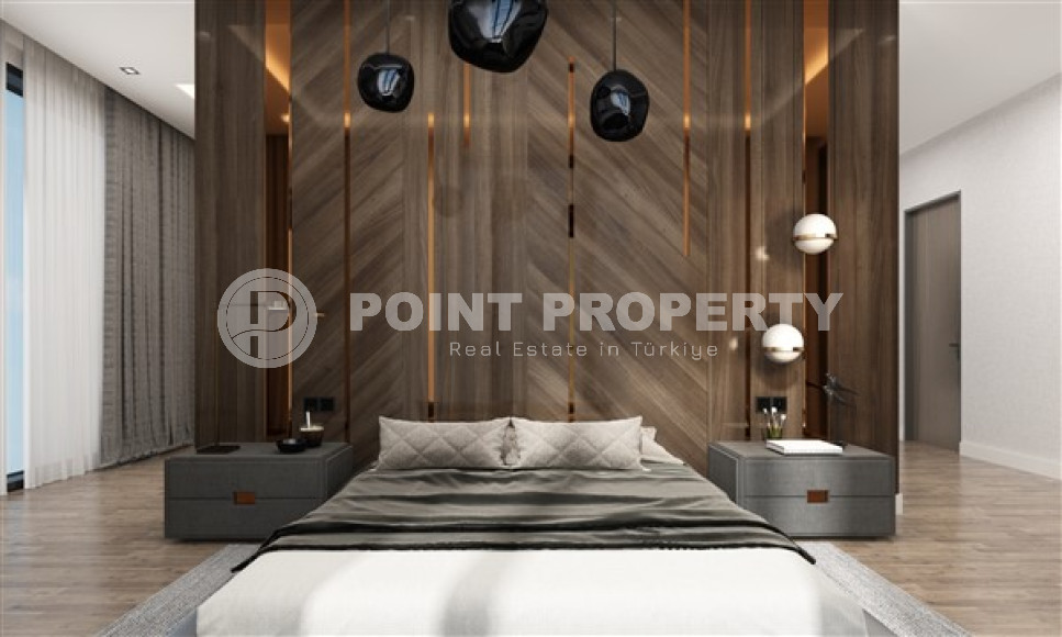 Новая вилла с пятью спальнями, 300м², с личным бассейном в элитном горном районе Алании Тепе-id-1741-фото-40