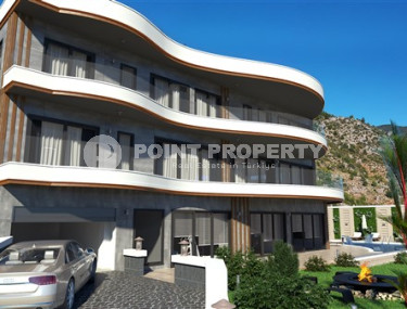 Luxurious private villa 5+2, 520 m², with its own infrastructure in the mountainous region of Alanya Tepe-id-1743-photo-1