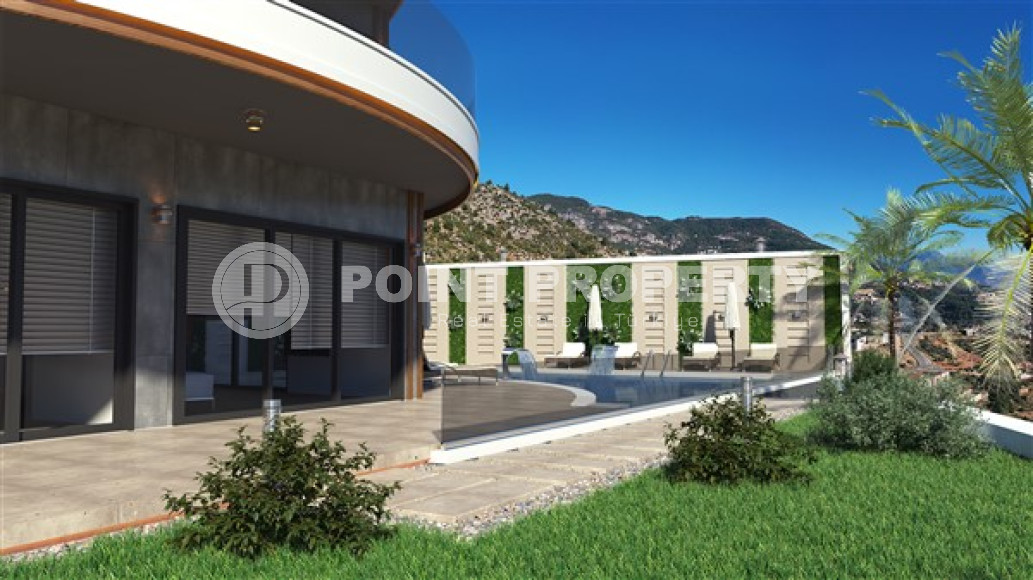 Фешенебельная частная вилла 5 + 2, 520м², с собственной инфраструктурой в горном районе Алании Тепе-id-1743-фото-3