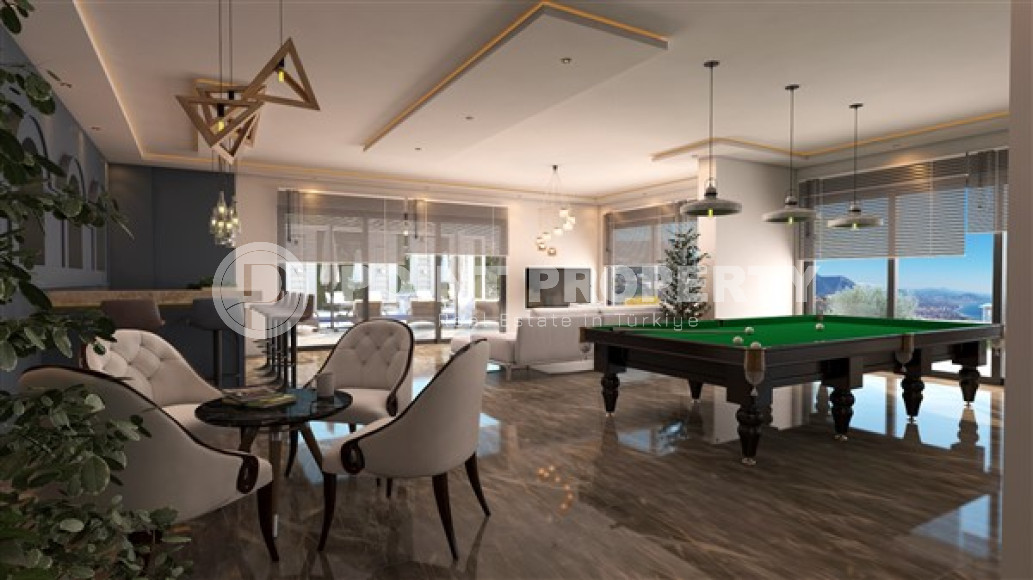 Фешенебельная частная вилла 5 + 2, 520м², с собственной инфраструктурой в горном районе Алании Тепе-id-1743-фото-4