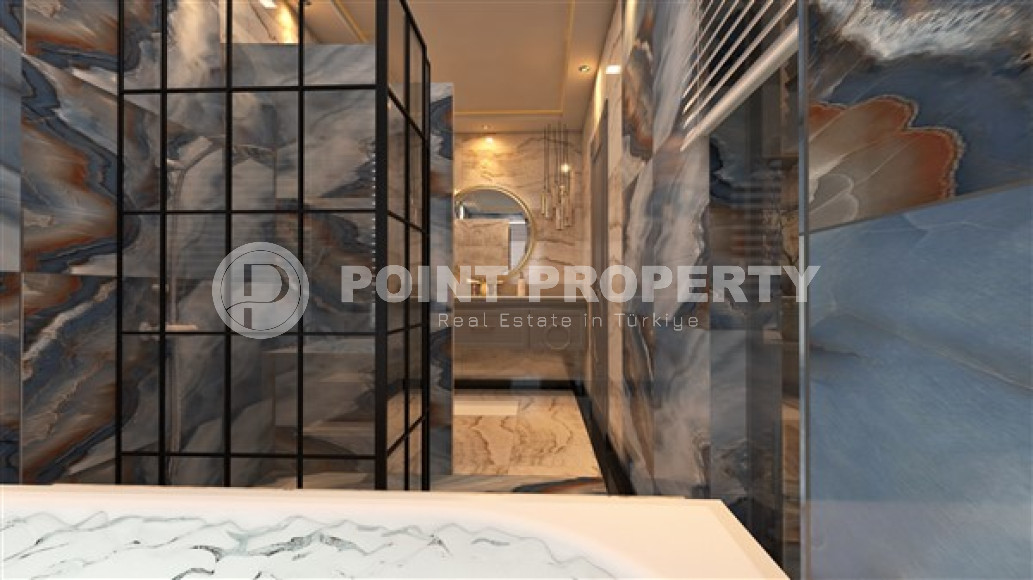 Фешенебельная частная вилла 5 + 2, 520м², с собственной инфраструктурой в горном районе Алании Тепе-id-1743-фото-8