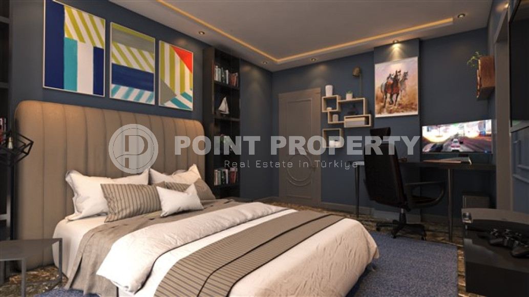 Фешенебельная частная вилла 5 + 2, 520м², с собственной инфраструктурой в горном районе Алании Тепе-id-1743-фото-13