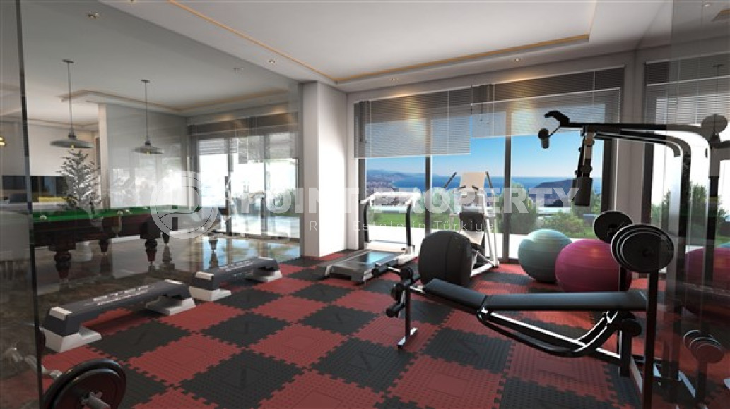 Фешенебельная частная вилла 5 + 2, 520м², с собственной инфраструктурой в горном районе Алании Тепе-id-1743-фото-14