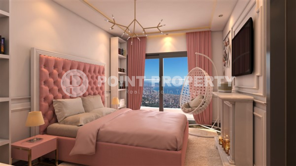 Фешенебельная частная вилла 5 + 2, 520м², с собственной инфраструктурой в горном районе Алании Тепе-id-1743-фото-16