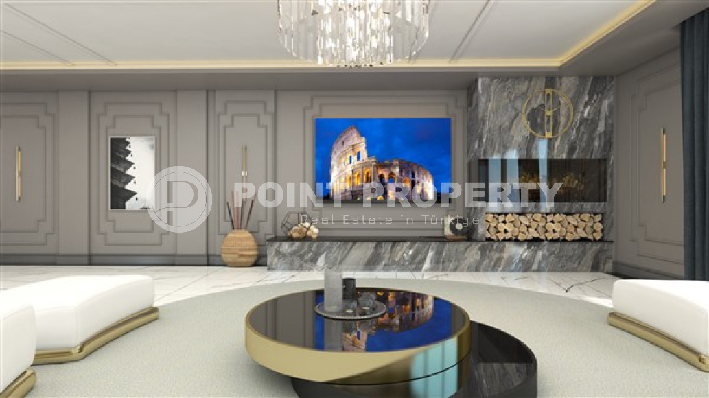 Фешенебельная частная вилла 5 + 2, 520м², с собственной инфраструктурой в горном районе Алании Тепе-id-1743-фото-22