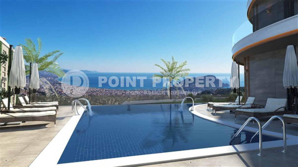 Фешенебельная частная вилла 5 + 2, 520м², с собственной инфраструктурой в горном районе Алании Тепе-id-1743-фото-24