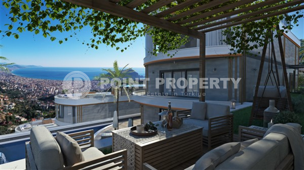 Фешенебельная частная вилла 5 + 2, 520м², с собственной инфраструктурой в горном районе Алании Тепе-id-1743-фото-31