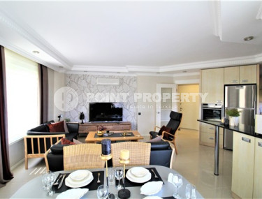 Furnished three-room apartment, 120m² in a comfortable residence in Cikcilli area, Alanya-id-1744-photo-3